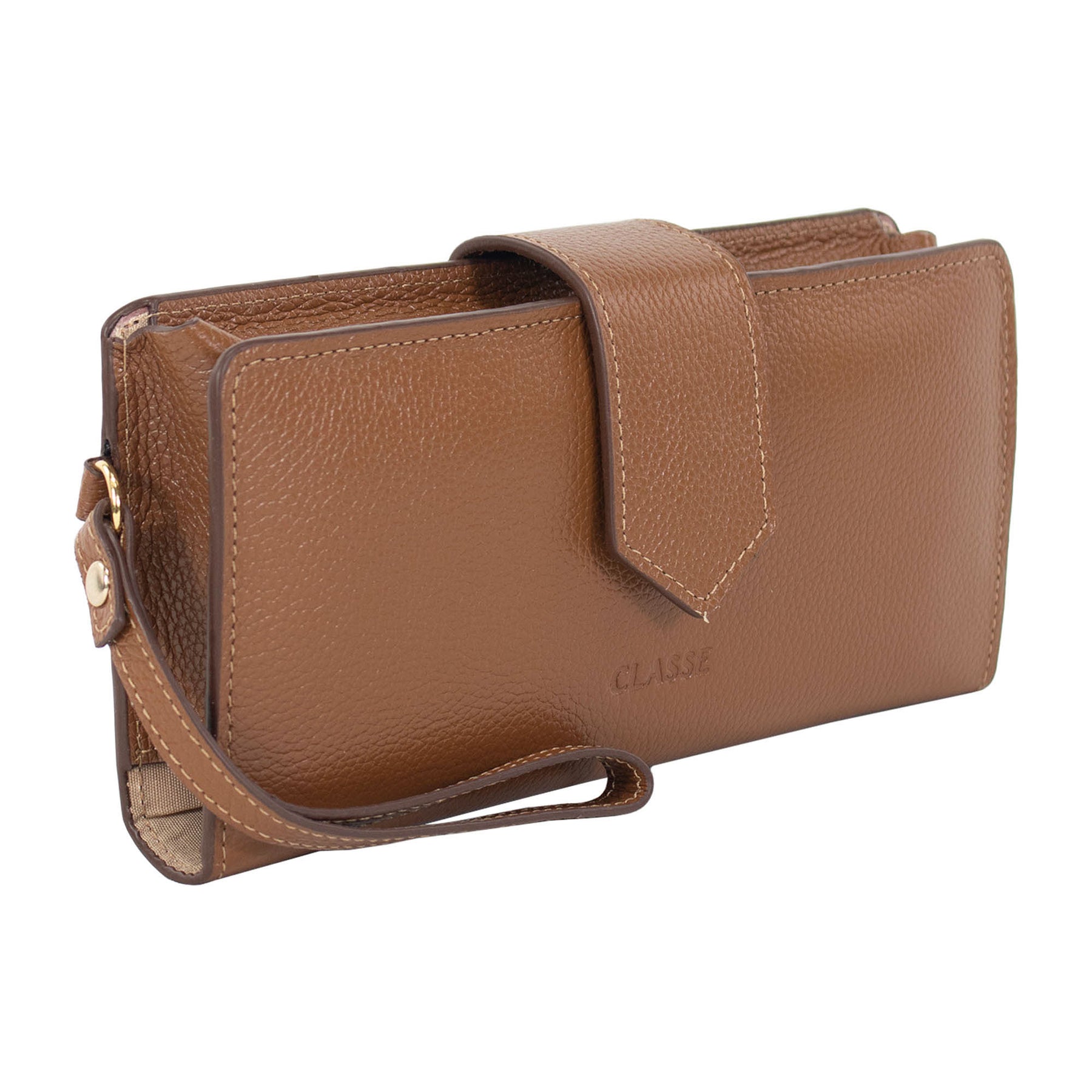 Porta Celular Feminino em Couro