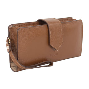 Porta Celular Feminino em Couro
