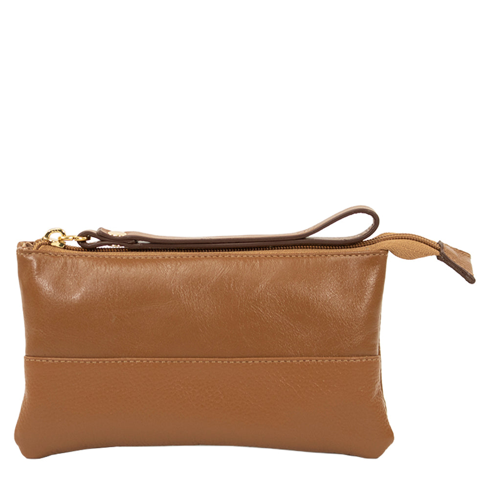 Necessaire de Couro com Dois Bolsos - Lili