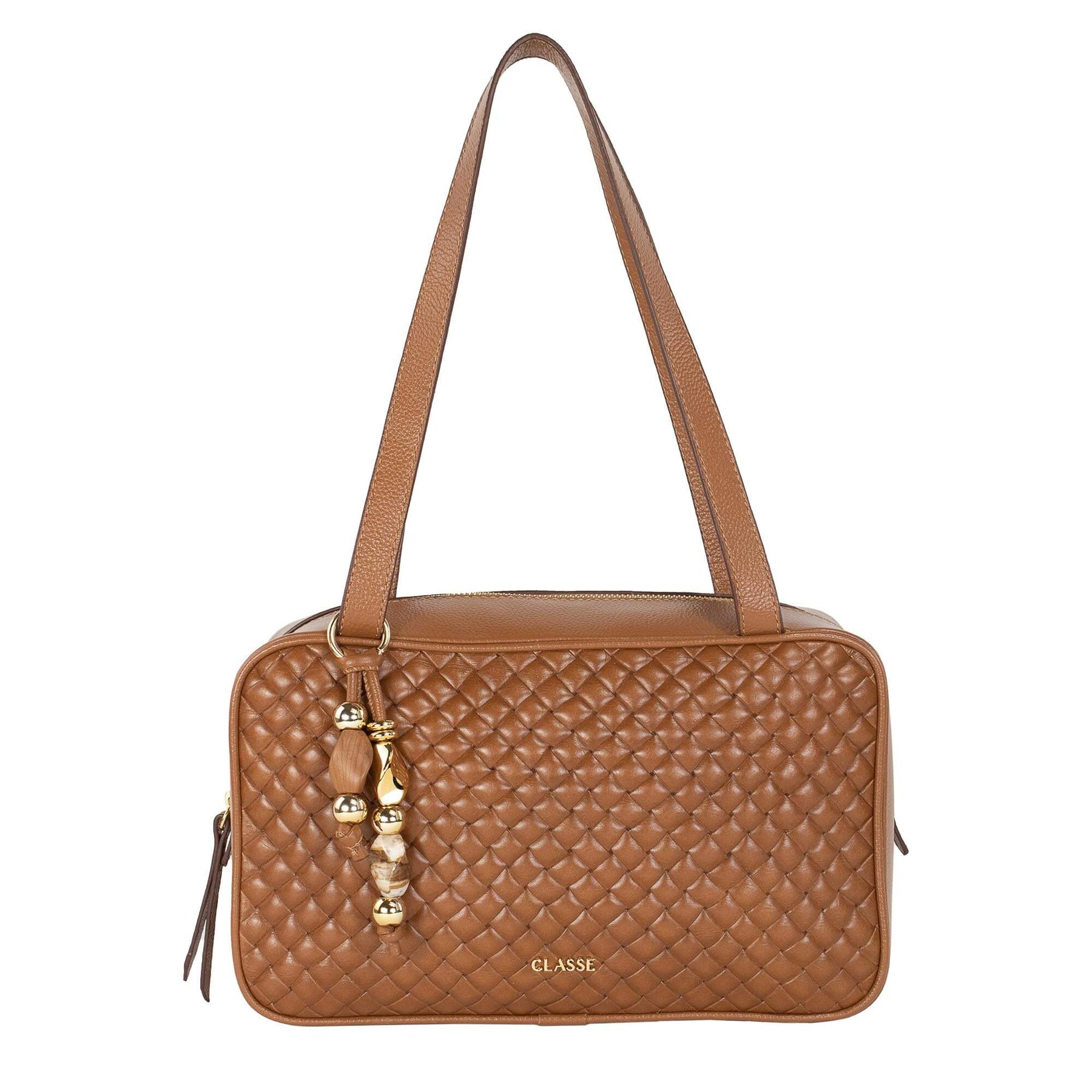 Bolsa Camera Bag de Couro Tramado - Bond