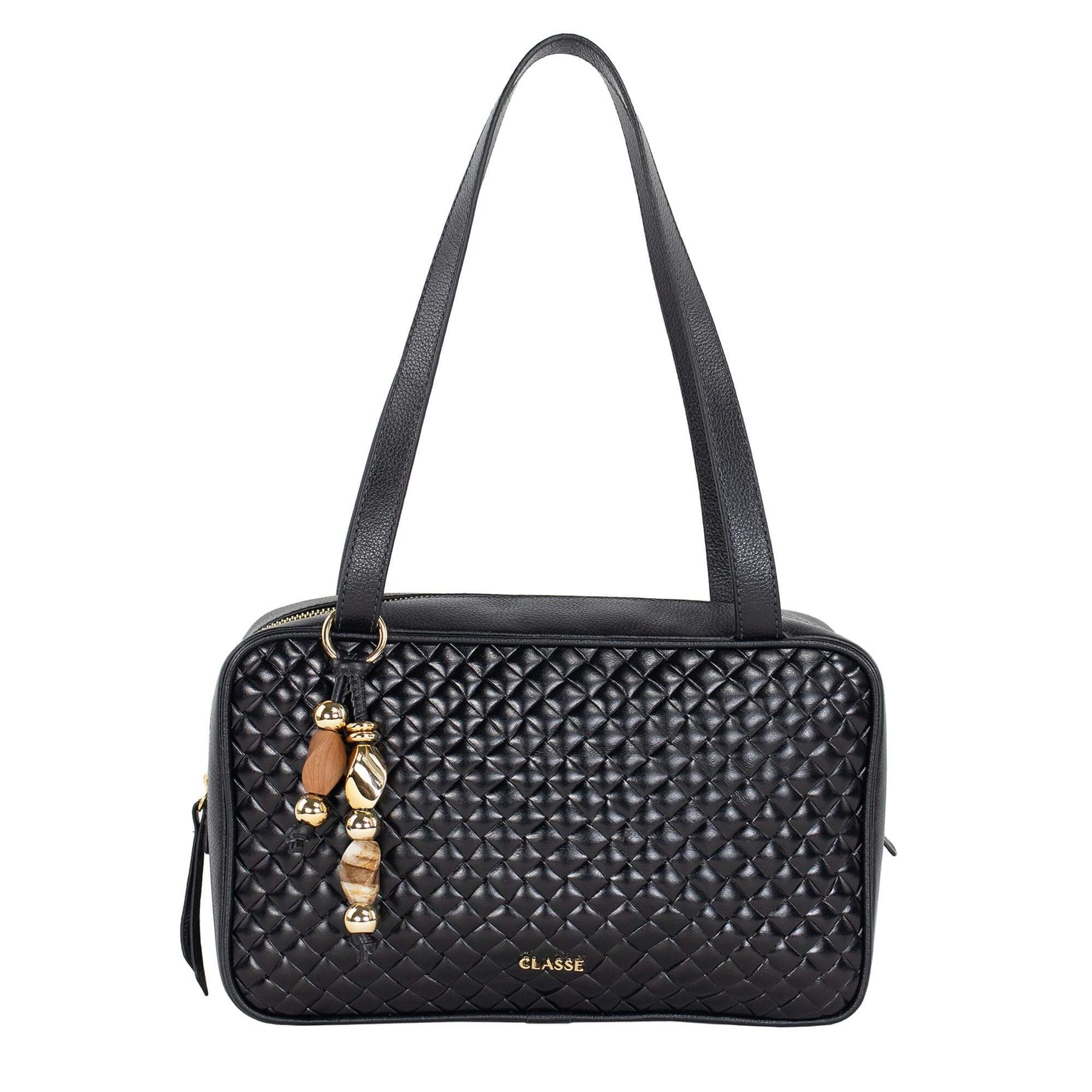 Bolsa Camera Bag de Couro Tramado - Bond