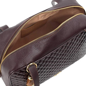 Bolsa Camera Bag de Couro Tramado - Bond