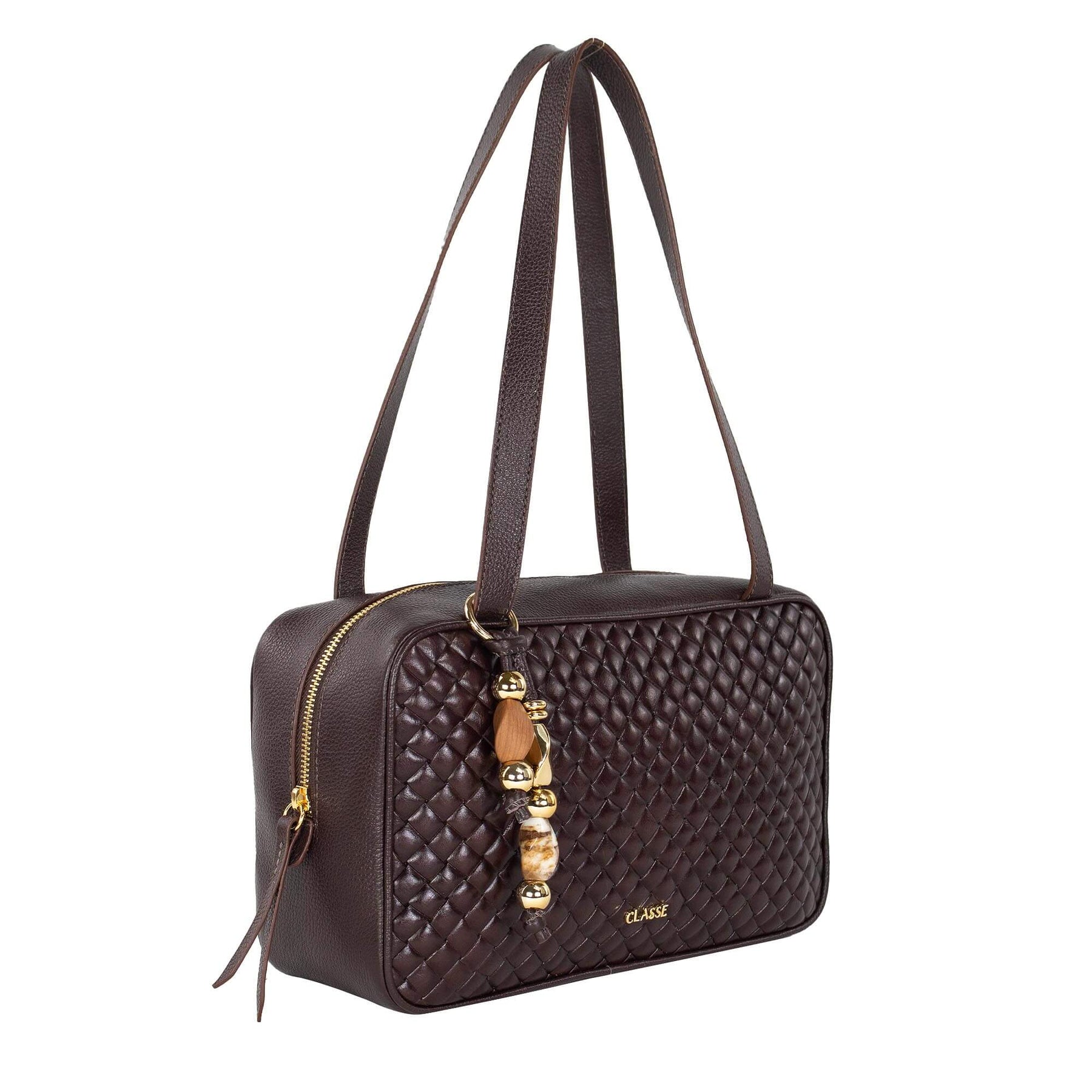 Bolsa Camera Bag de Couro Tramado - Bond