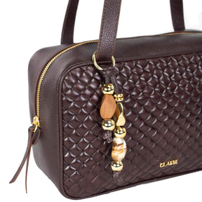 Bolsa Camera Bag de Couro Tramado - Bond