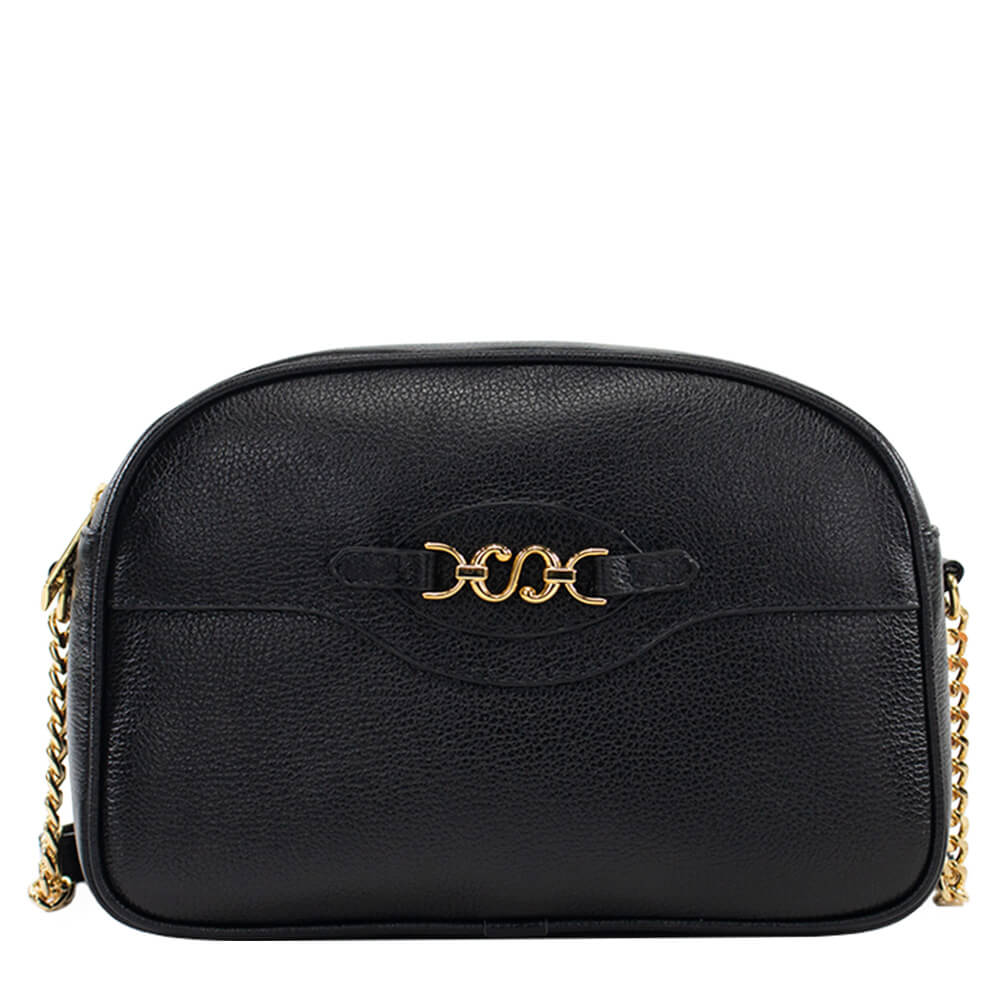 Bolsa de Couro Camera Bag Isis - Preto