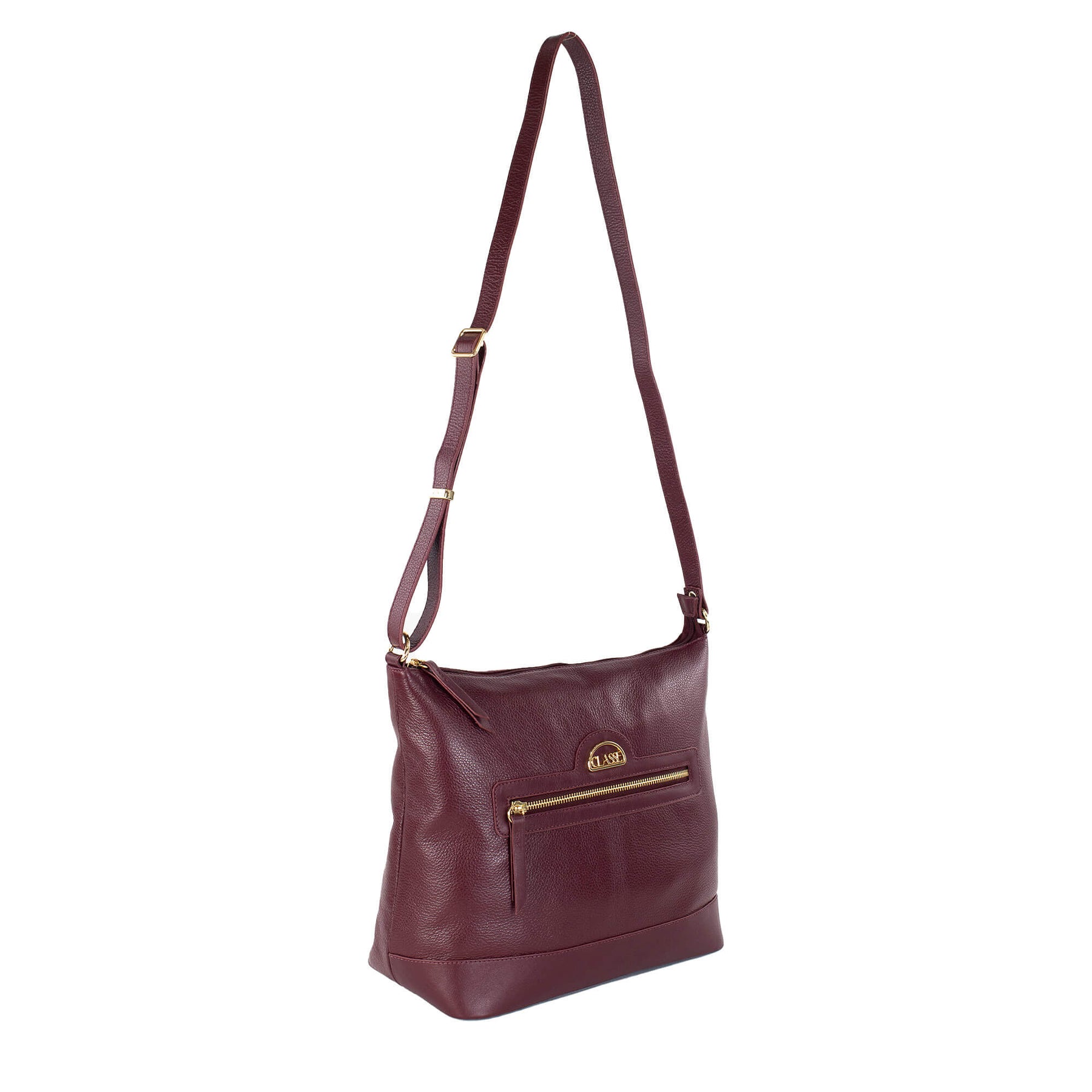 Bolsa Crossbody de Couro - Bruné