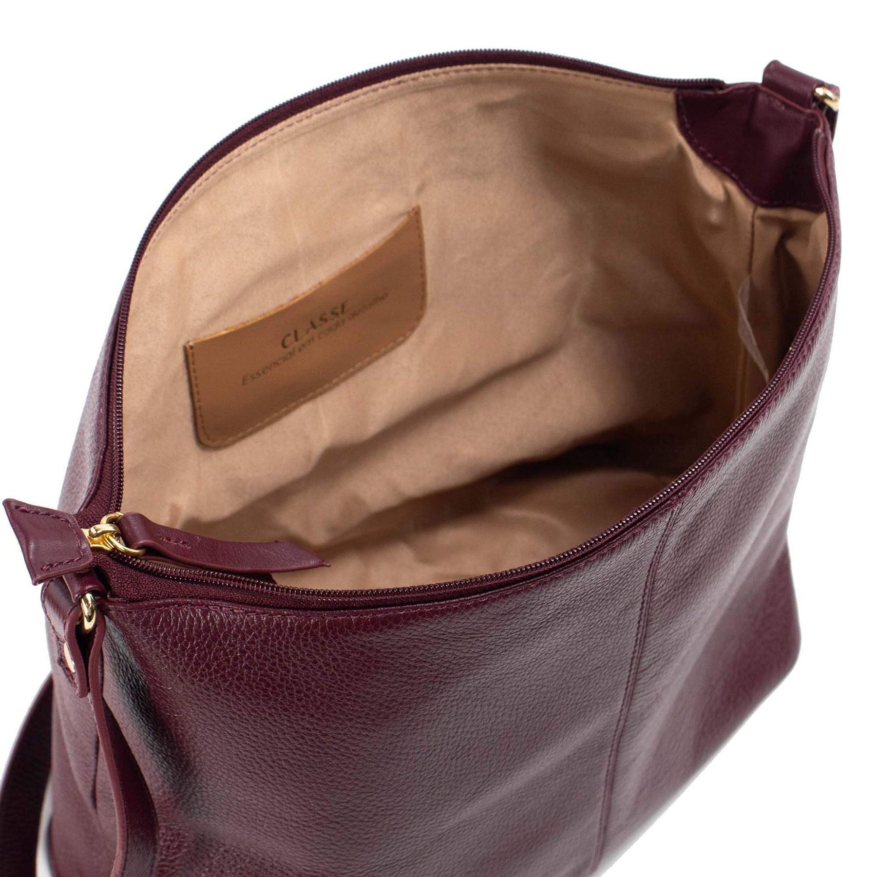 Bolsa Crossbody de Couro - Bruné