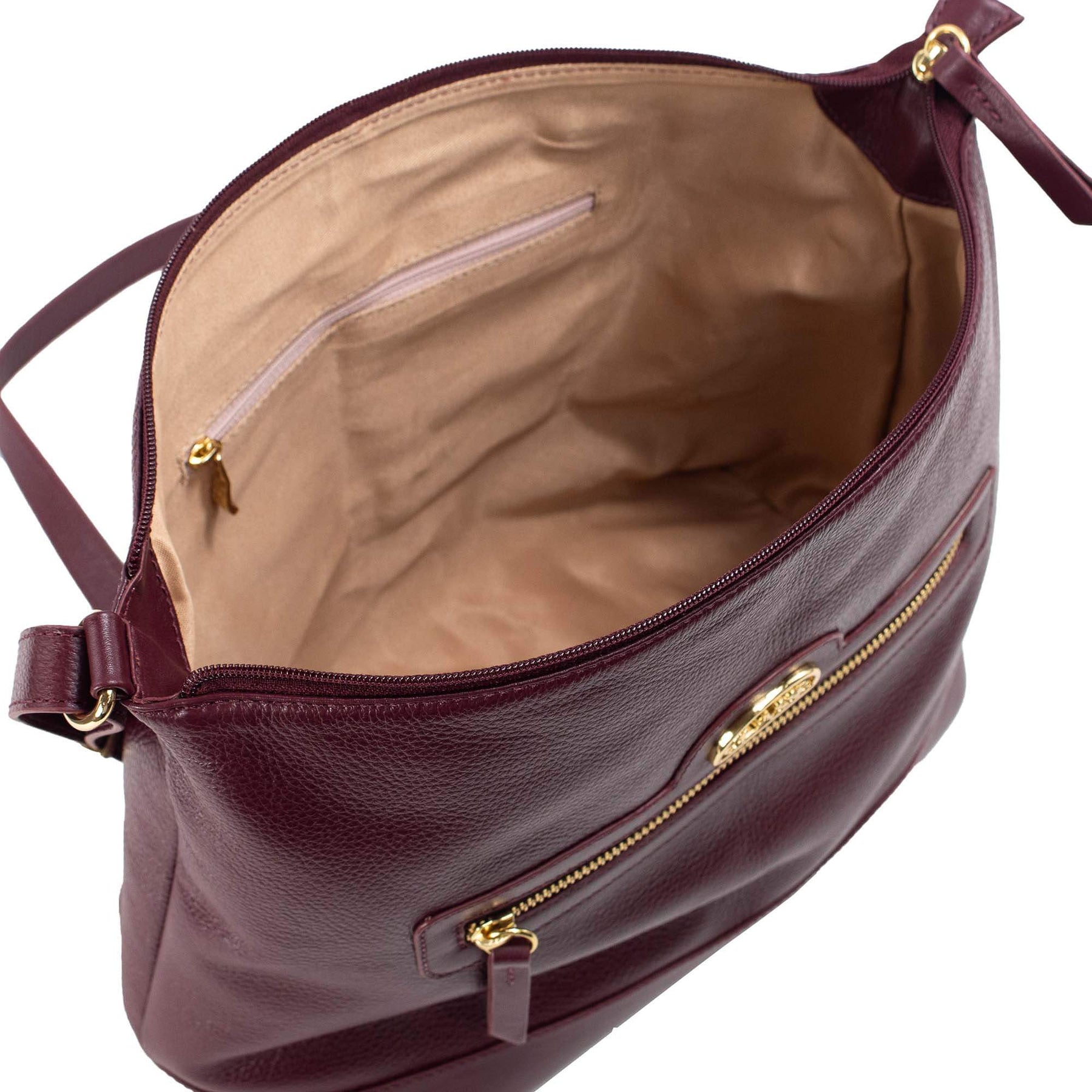 Bolsa Crossbody de Couro - Bruné