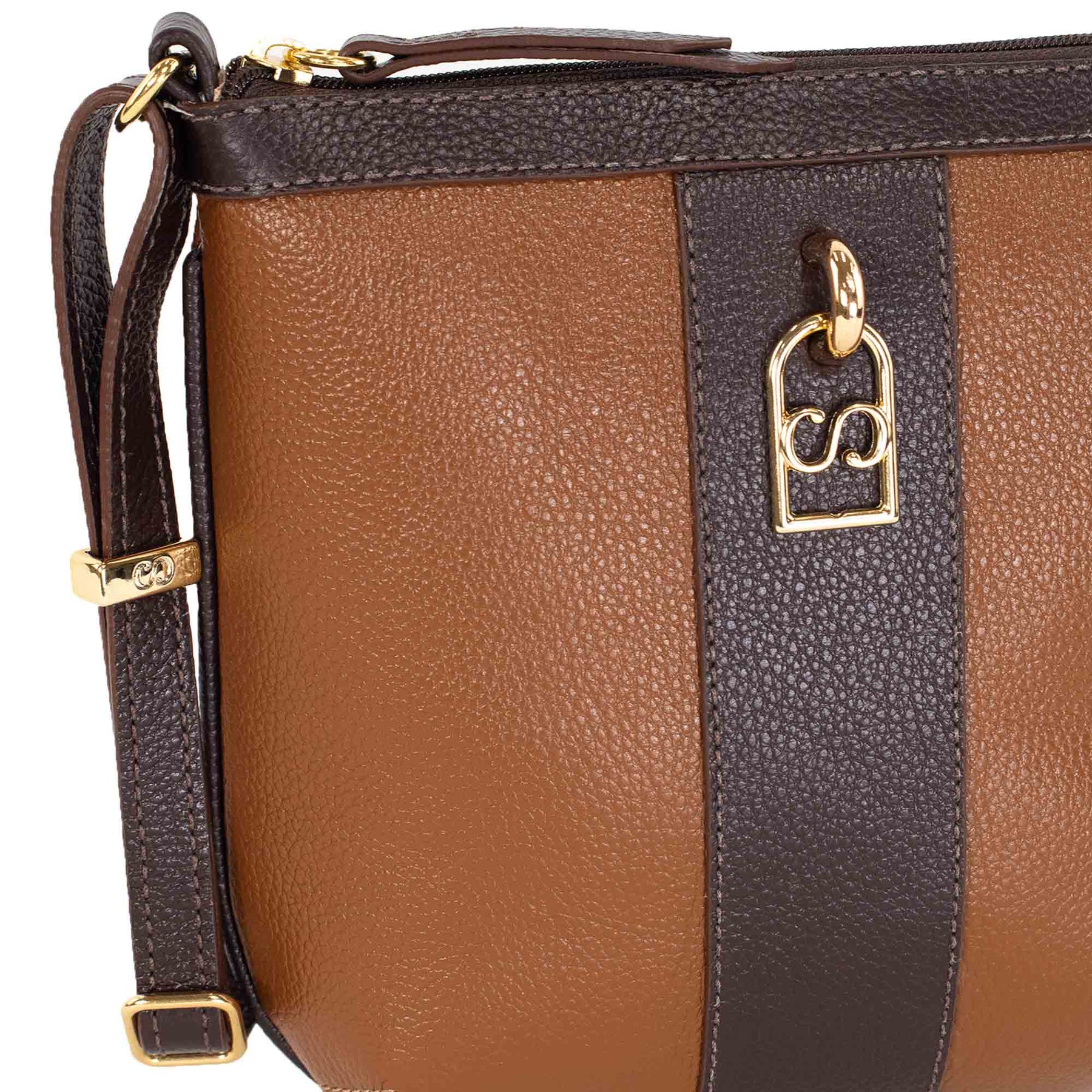 Bolsa Crossbody de Couro Floater - Allana
