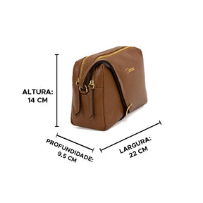 Bolsa Crossbody de Couro Jade