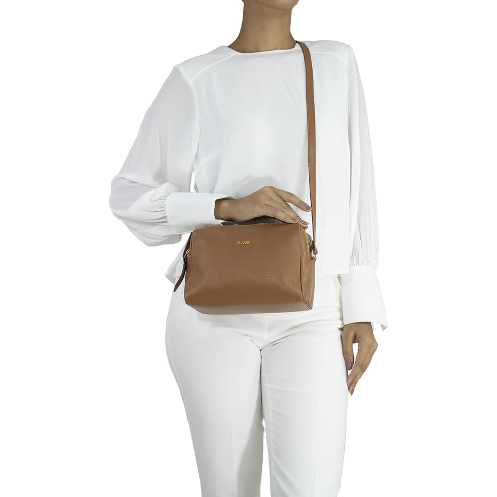 Bolsa Crossbody de Couro Jade