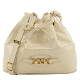 Bolsa de Couro Bucket Isis - Off White