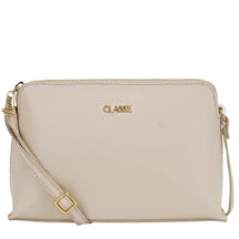 Bolsa Crossbody de Couro Bowling - Creme