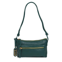 Bolsa de Couro Crossbody Malu - Eucalipto