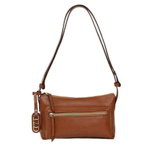 Bolsa de Couro Crossbody Malu - Nocciola