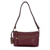 Bolsa de Couro Crossbody Malu - Ruby