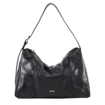 Bolsa de Couro Hobo Jade - Preto Soft