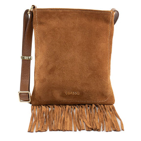 Bolsa de Couro Crossbody Lolla - Nocciola Camurça