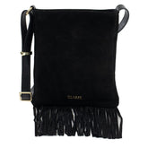 Bolsa de Couro Crossbody Lolla - Preto