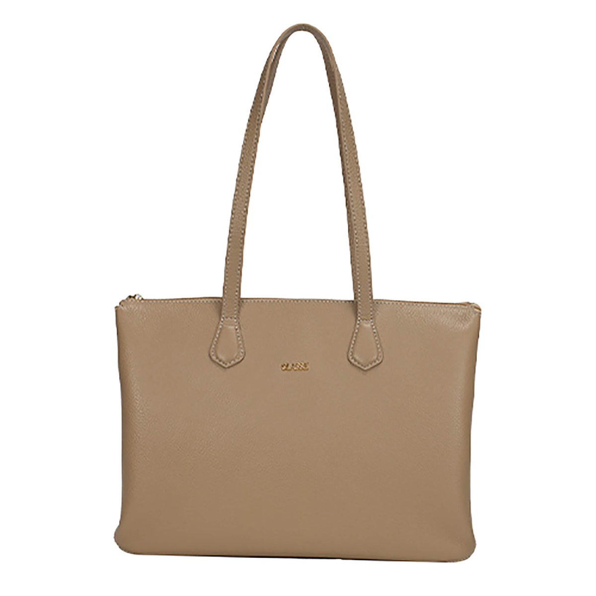 Bolsa de Couro Shopping Dani - Crepe
