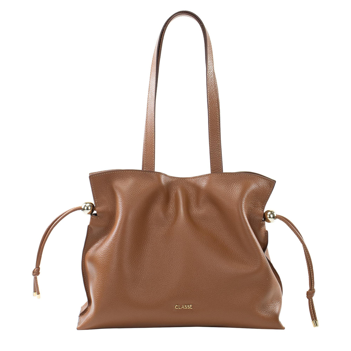 Bolsa de Couro Shopping Bag Mizz - Floater Nocciola