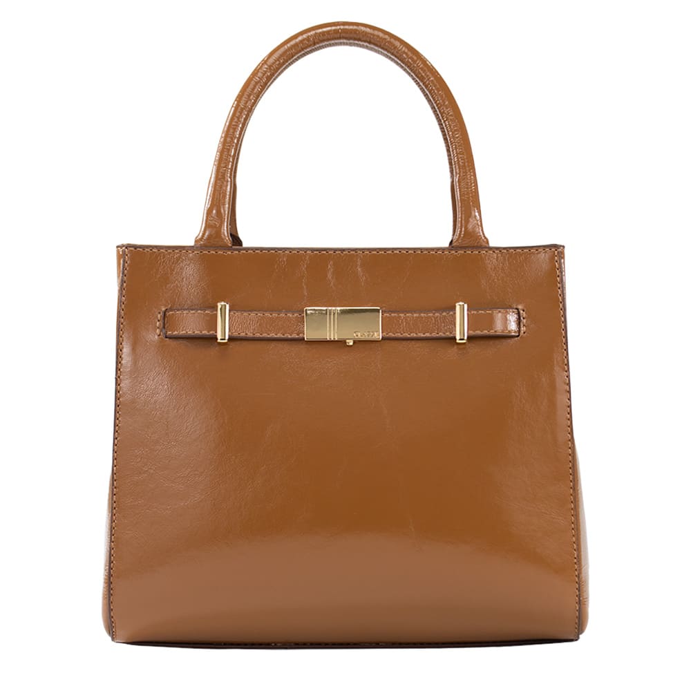 Bolsa de Couro Tote Jade - Andaluz Nocciola
