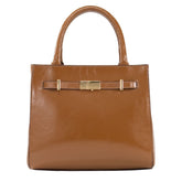 Bolsa de Couro Tote Jade - Andaluz Nocciola