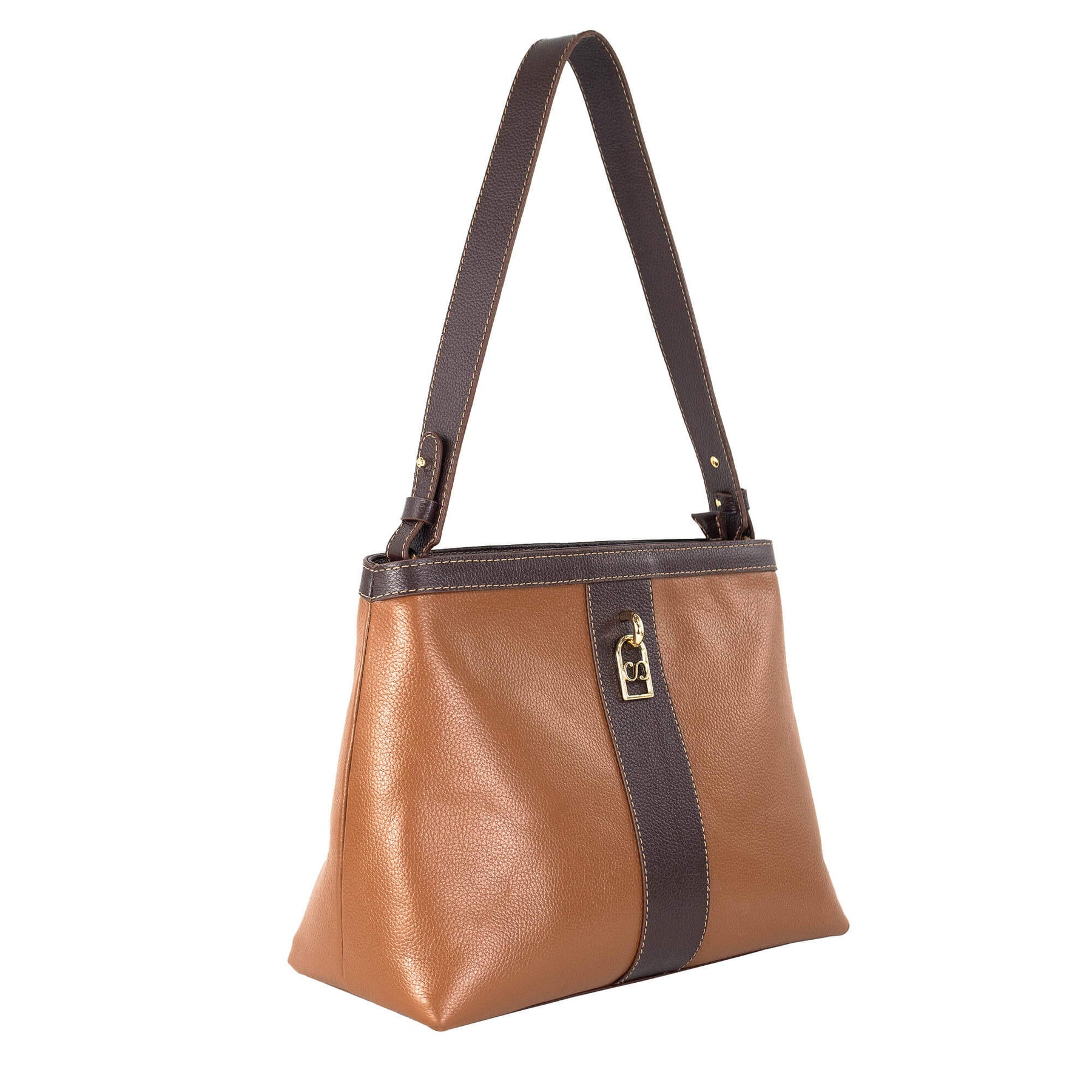 Bolsa de Ombro de Couro Floater - Allana