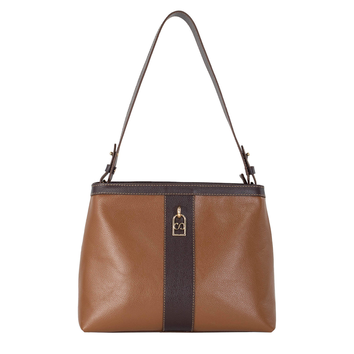 Bolsa de Ombro de Couro Floater - Allana