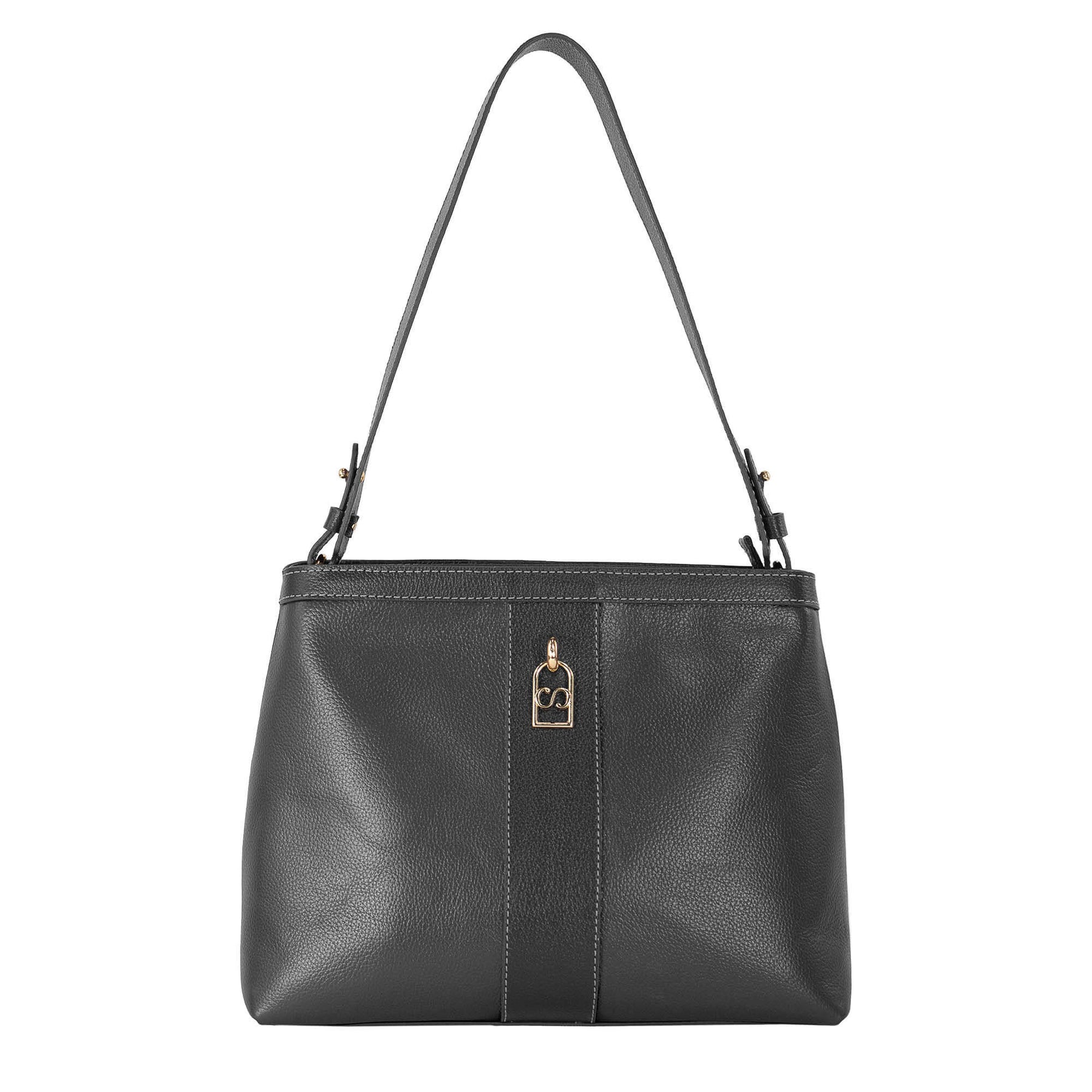 Bolsa de Ombro de Couro Floater - Allana