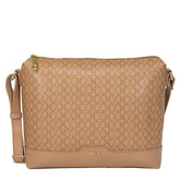 Bolsa Feminina Canvas Crossbody Helo - Tan