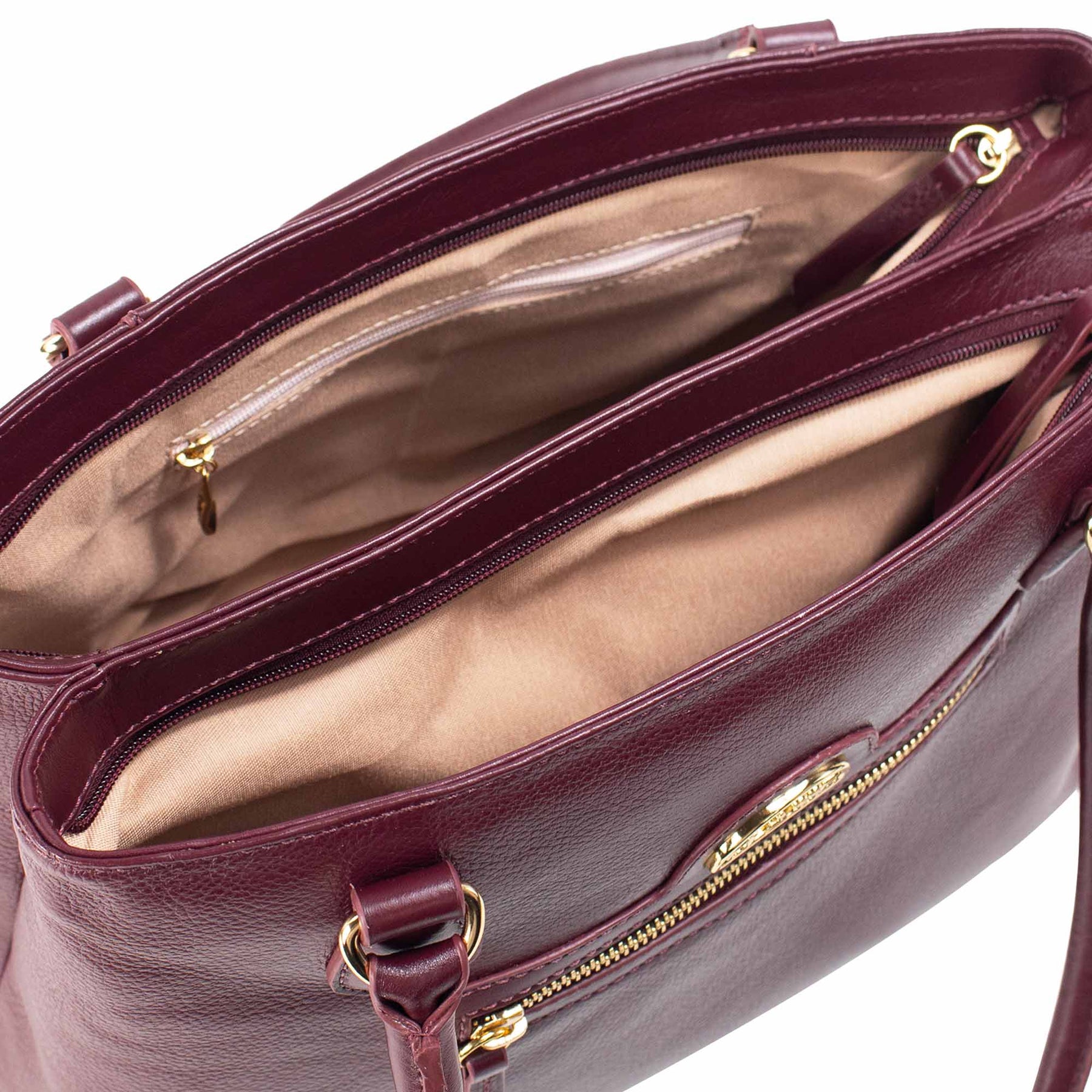 Bolsa Shopping Bag de Couro - Brune