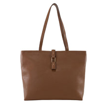 Bolsa Shopping Bag de Couro Liéri - Big Floater Nocciola