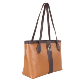 Bolsa Shopping Bag de Couro Liso - Allana