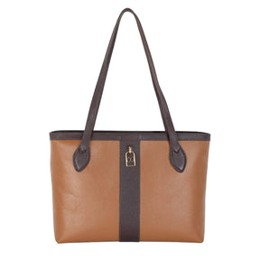 Bolsa Shopping Bag de Couro Liso - Allana