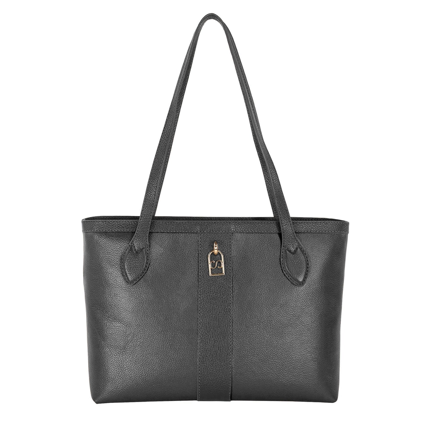 Bolsa Shopping Bag de Couro Liso - Allana