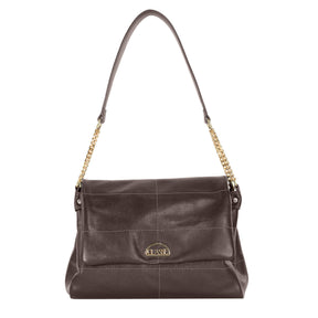 Bolsa Tiracolo de Couro - Bruné