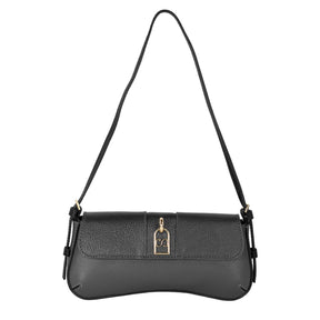 Bolsa Tiracolo de Couro Lisa - Allana