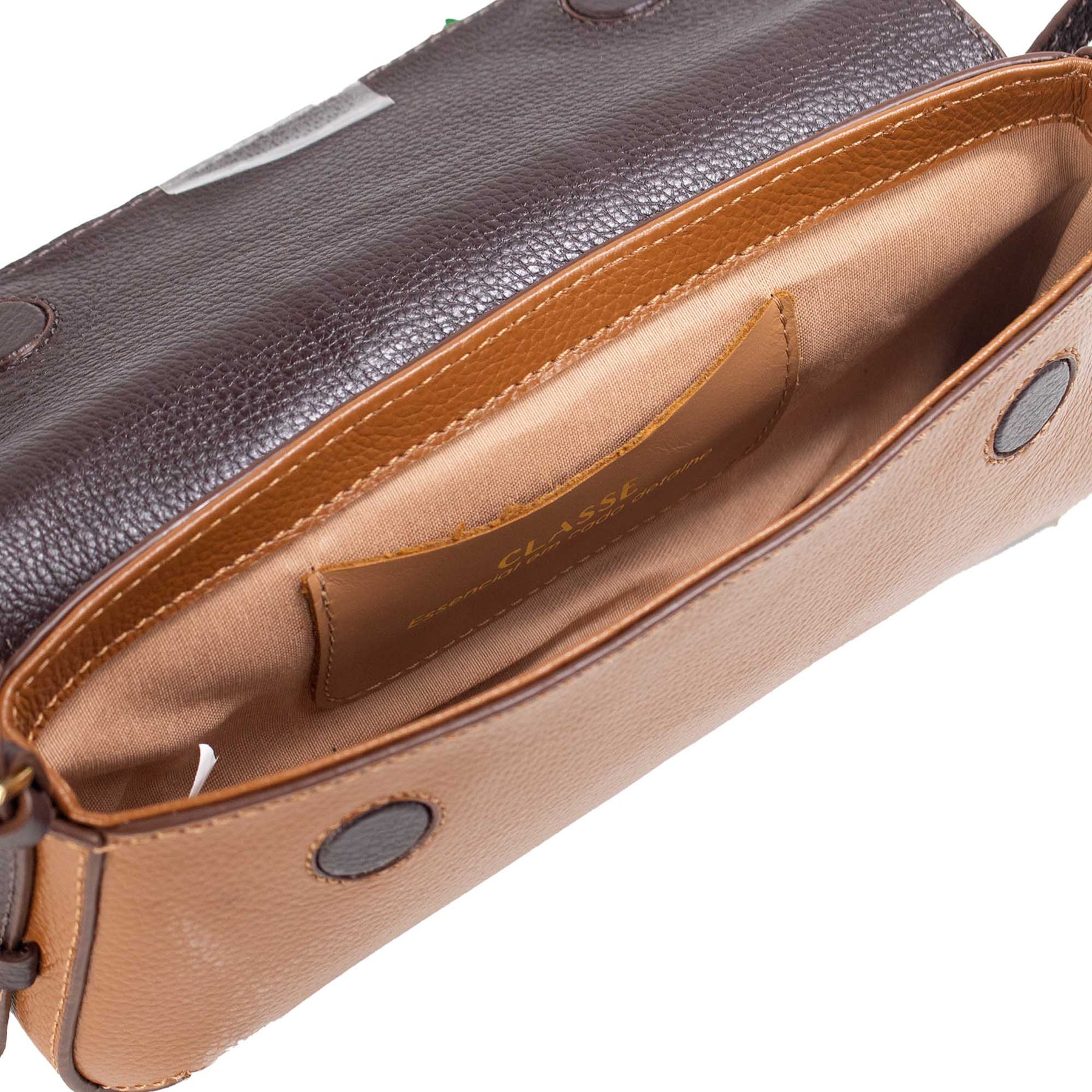 Bolsa Tiracolo de Couro Lisa - Allana