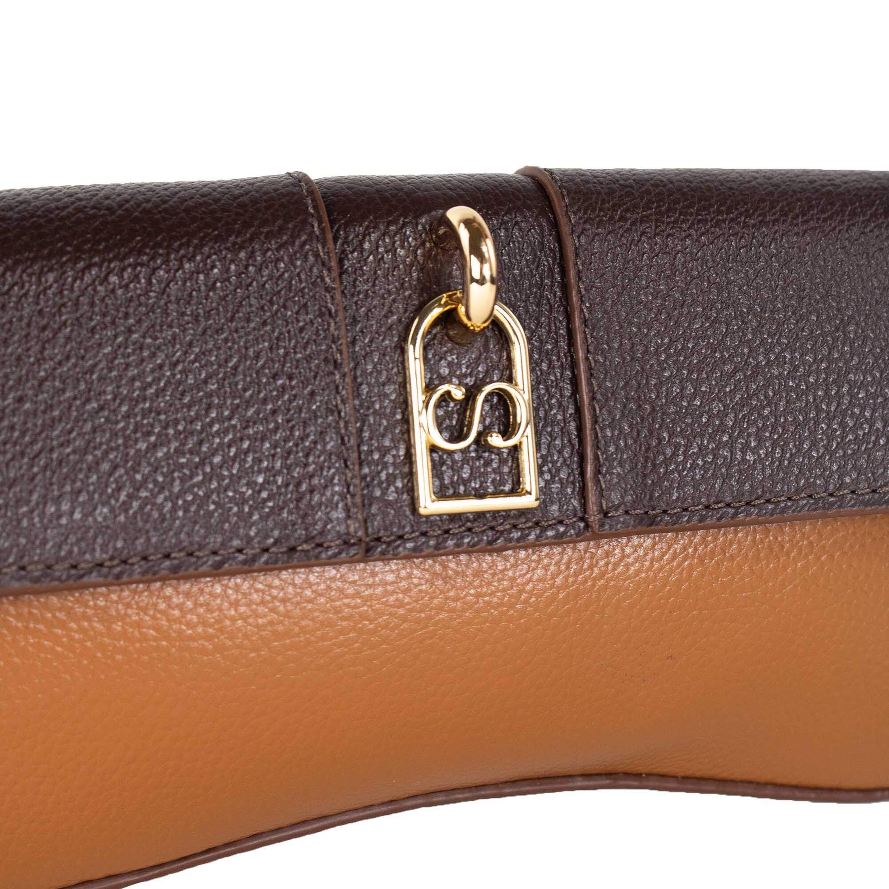 LISA Bolsa Tiracolo de Couro Lisa - Allana