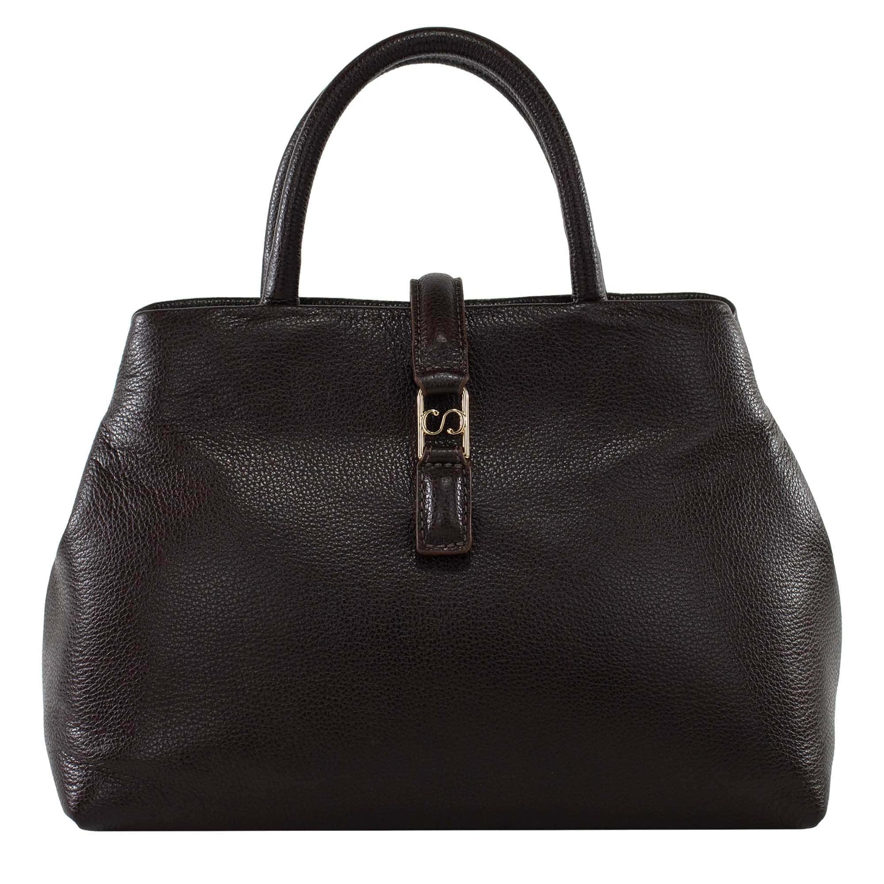 Bolsa Tote de Couro Liéri - Chocolate