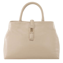 Bolsa Tote de Couro Liéri - Creme