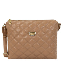 Bolsa de Couro Matelassê Crossbody Grande - Maia