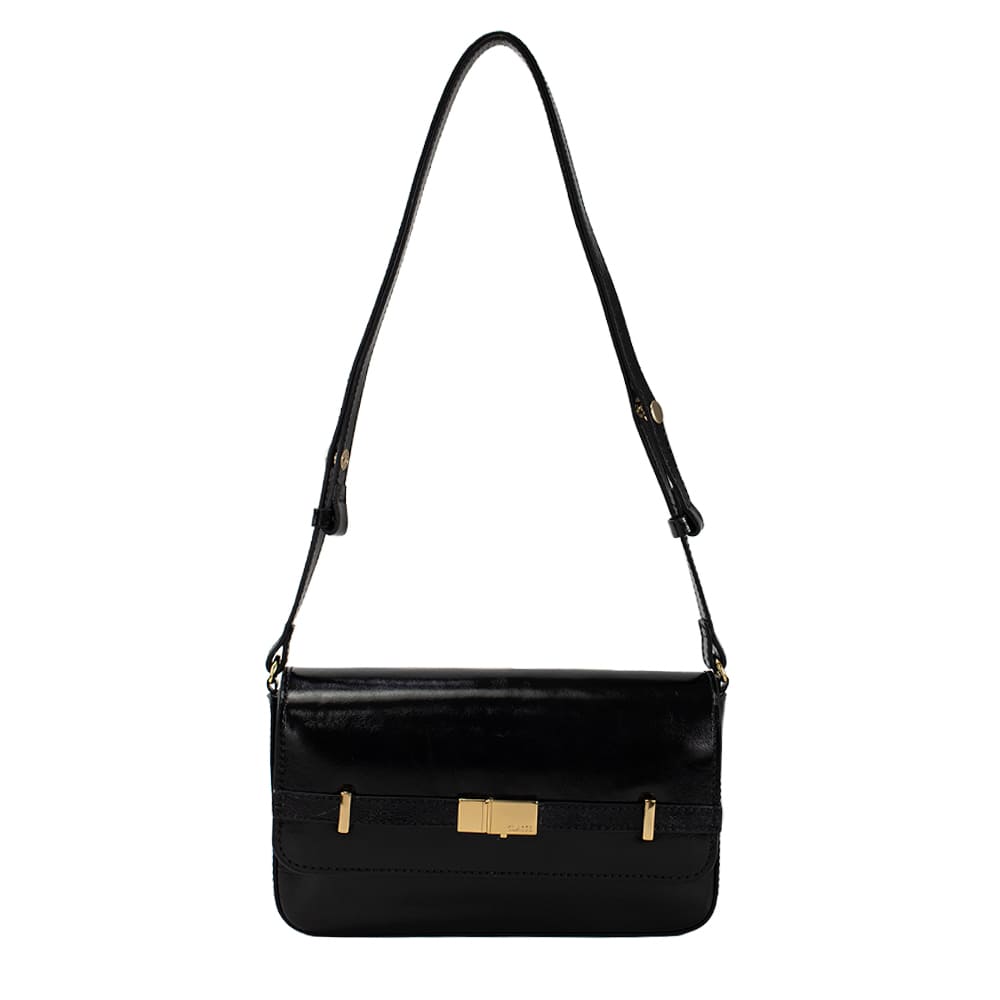 Bolsa de Couro Tiracolo Jade - Andaluz Preto