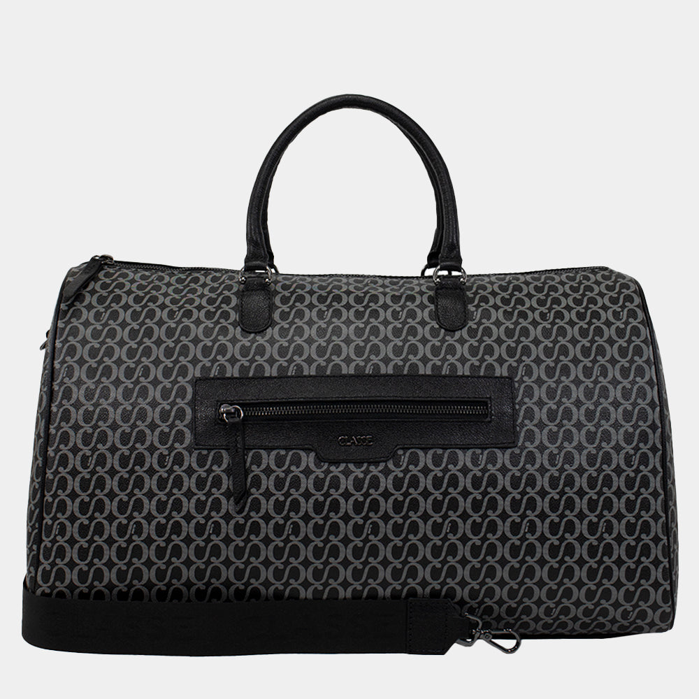 Mala Grande de Viagem Masculina Canvas - Preto