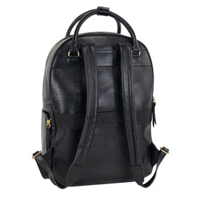 Mochila Grande Feminina de Couro - Malu com Porta Notebook