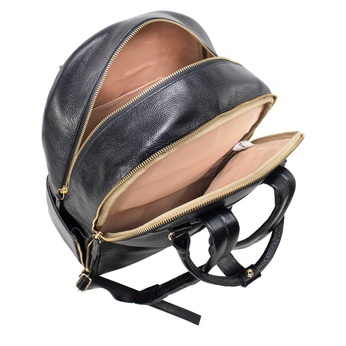 Mochila Grande Feminina de Couro - Malu com Porta Notebook