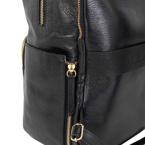 Mochila Grande Feminina de Couro - Malu com Porta Notebook