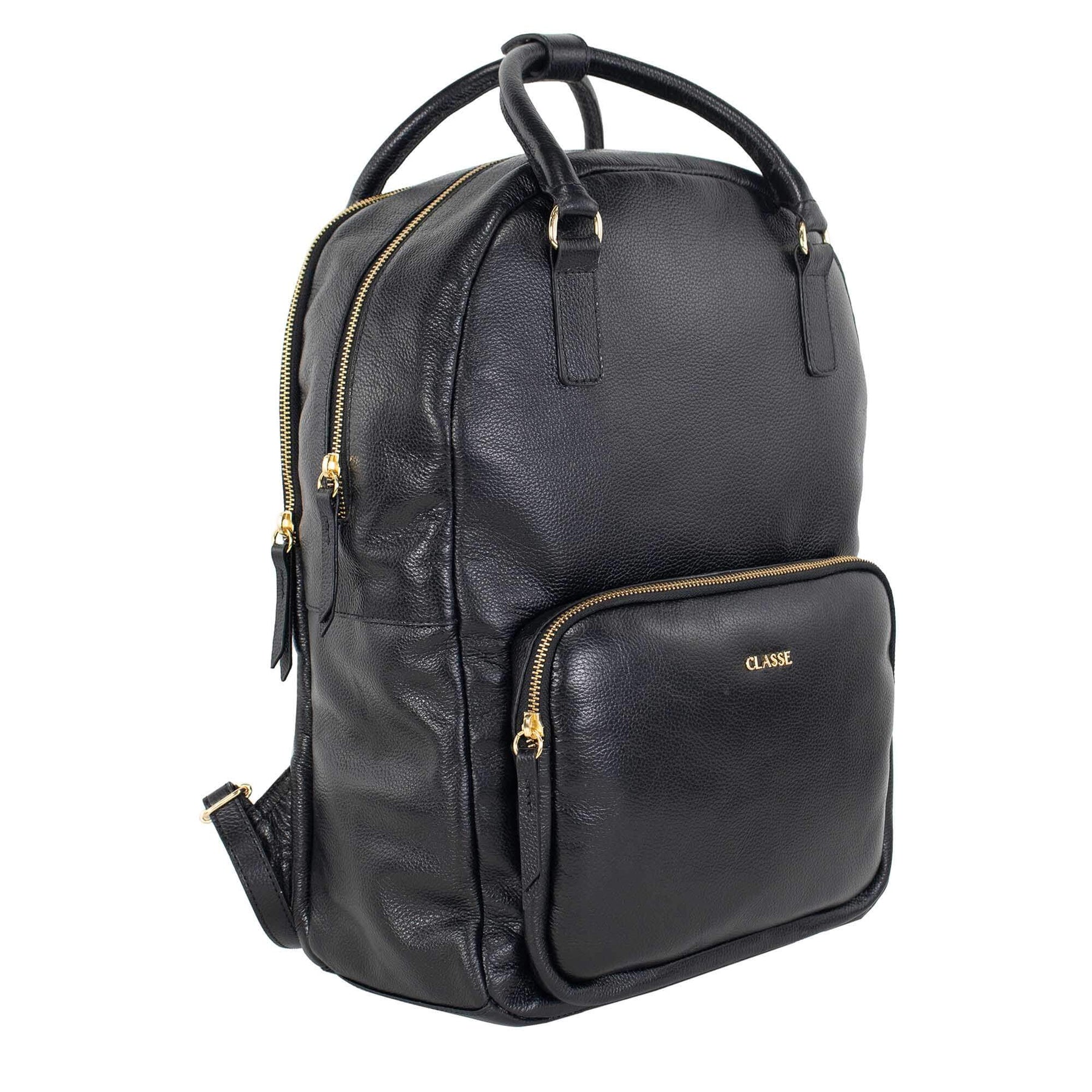 Mochila Grande Feminina de Couro - Malu com Porta Notebook
