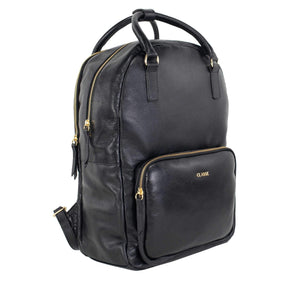 Mochila Grande Feminina de Couro - Malu com Porta Notebook